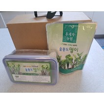 (선물세트) 후계자농원 울릉도 자연산 산마늘 명이나물 장아찌 선물용 1.5kg, 500g(진공팩) 3개
