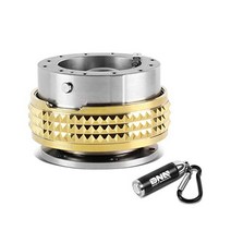 Generic NRG 이노베이션 SRK210GMCG 2.1세대 스티어링 휠 퀵 릴리즈 + LED 키체인 손전등