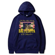 2022 후드 큰 Floppa 꽃 미적 프린팅 패션 트렌드 스타일 착용 클래식 Unsiex 까마귀 매일 커플 스트릿의류