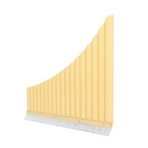 팬플룻 16 파이프 팬 플루트 c 톤 16 튜브 panpipes panflute 초보자 학생 악기 선물 gxmf, y