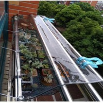 우레탄창 텐트 두꺼운 포장마차 만들기 방풍 방한, 투명 0.3mm3m3m 0x0m