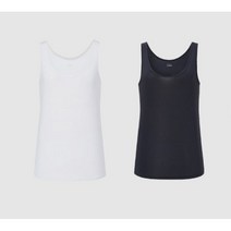 닥스 골프 DAKS GOLF 프리미엄 여성용 쿨 소재 냉감 슬리브리스 민소매 이너 웨어 화이트 블랙 1+1