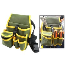 세차툴백 방수세차가방 공구파우치 electrician tools belt storage, 초록