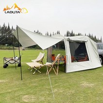 SUV 차박텐트 캠핑 도킹텐트 차랑용 텐트 차량 차박용 차박용품 카니발 산타페 스타렉스 투싼 모하비 승용차 티볼리 스포티지 트렁크, 외부+내부
