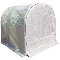 겨울 온실 비닐하우스 단열 부동액 방한 방지 부직포, 길이 4m 폭 1.5m 높이 2m(스켈레톤 제외)