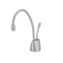 InSinkErator F-GN1100SN 컨템포러리 인스턴트 온수 디스펜서 수도꼭지 새틴 니켈198916, Hot Only, Brushed Chrome