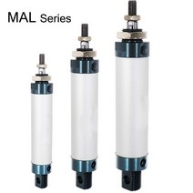 유압실린더 공기 공압 실린더 이중 압축 MAL 미니 보어 16/20/25/32mm 40mm 스트로크 25/50/75/100 200 싱, 09 250mm Stroke_01 Bore 16mm