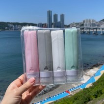 새지않는 다목적 여행용 실리콘 공병, 80ml, 4개