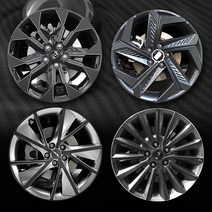 JS automotive 투싼iX 타이어 18인치 휠마스크 카본 데칼 튜닝 DIY스티커 필름 시트지 악세사리 셀프 장식용품, A타입