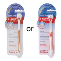 건강 치아 1x3 양면 칫솔 Ultrafine Soft Bristle 성인용, [03] YELLOW