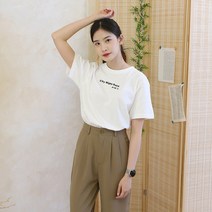 코키코키 / [당일출고] 코키코키 씨티 프린트 여성반팔티 S~XL