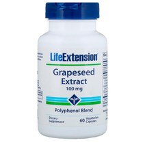 라이프익스텐션 그레이프 시드 익스트랙트 100Mg 60캡 Aa10905 Top Brand 해외 현지 구매