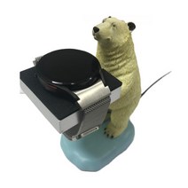 갤럭시워치 애플워치 충전기 거치대 충전독 이니셜 각인, 북극곰