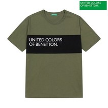 베네통 베네통 Logo color block t-shirt 0F_3BL0J17J0_22Y