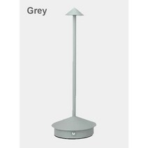 터치 LED 충전식 테이블 램프 레스토랑 바 호텔 커피 프로 Lampada Da Tavolo 장식, 03 GRAY_01 2500mAh
