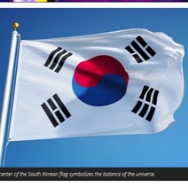 Korean Flag 태극기 집회 게양용 60x90cm 국기 세트, 단품