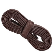 1 쌍 왁스 끈 가죽 방수 플랫 끈 유니섹스 부츠 끈 길이 47