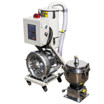 호퍼 로더 진공 유채 소형 공장 사출 입자 흡입기, 300G 1.5KW 수입 모터