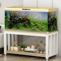 수족관선반 수조받침대 어항받침대 2자어항받침대 원목어항받침대 어항다이, 칠판 블랙 프레임