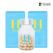 [한미양행] 히알루론산 먹는 엘라스틴 콜라겐 피부 영양제 500mg 60캡슐 2박스, 상세 설명 참조, 상세 설명 참조