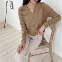데이트샵 / #21년#가을신상 골지라운드브이가디건 5컬러 매장인기품목