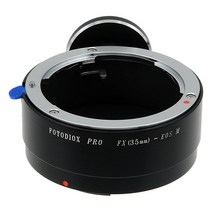 Fotodiox 렌즈 마운트 어댑터 EOS M 캐논 카메라 미러리스, Fujica X 35mm_PRO