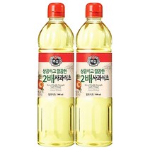 백설 상큼하고 깔끔한 2배사과식초, 900ml, 2개
