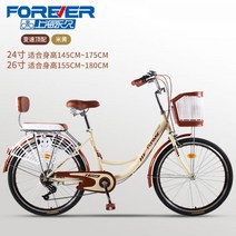 여성 경량 출퇴근 가변 속도 자전거 다혼스피드D9 미니벨로 mtb, 24인치, R6속