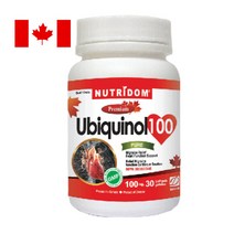 뉴트리돔 유비퀴놀 100mg 30소프트젤 활성화된 코엔자임큐텐 COQ10 피로 에너지 편두통 N159