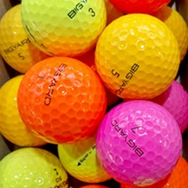 (A-) 빅야드 bigyard 로스트볼 골프공 10구 - 컬러 골프공 라운딩볼 연습용볼