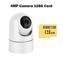 CCTV 방범 보안 감시 IP 카메라 현관 문 스마트폰 가정용 매장 무선 초소형 펫 씨씨티비 베이비 모니터 5g wifi ip 1080p hd 실내 양방향 오디오 ai 자동, 4mp 카메라 128g SD, 오 플러그