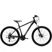 K2BIKE 2021 알루미늄 MTB자전거 로건2.1D 27.5인치 시마노21단 디스크브레이크 MTB 자전거, 로건(크러쉬) 17형 블랙+레드 미조립