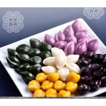 아침에떡 오색송편 1kg 콩송편1kg 모시송편1kg 모시개떡500g 추석맞이 송편, 1개