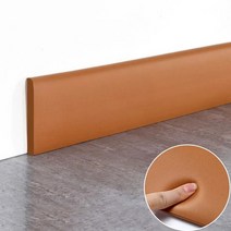 모서리수납장 코너선반 1M 자기 접착 스커트 라인 3D 벽 스티커 두꺼운 충돌 방지 장식 스트립 침실 거실, 01 02_02 thick1.5cm wide 10cm