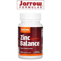 Jarrow 자로우 Zinc 징크 밸런스 아연 메티오닌 베지 캡슐 100정