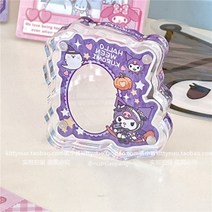 덕질 아이돌 포토 마그네틱 미니 액자 산리오 캐릭터 증명사진 쿠로미 멜로디, B