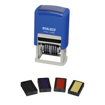 만년6단 넘버링 스탬프 C-0409 리필패드 도장 자동스탬프 만년6단 고무인 넘버링, 무지