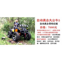 사륜오토바이 사발이 전지형 제주도액티비티 산악 4Cal ATV, 오토클러치 빅불 세트 5