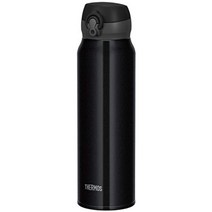 Thermos 펄 블랙 단열 보온병, 600mlml, 진주 블랙