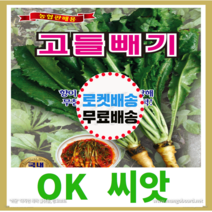 [OK씨앗] [고들빼기] 고들빼기씨앗 종자(오케이씨앗), 5000립