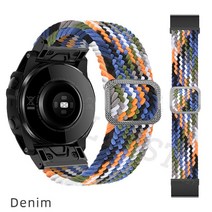 스트랩Garmin Fenix 5 5X Plus 6X Pro 3 HR 사파이어 7 7X Epix Loop 나일론 Smartwatch 손목 밴드 팔찌 용, 16 16_11 26mm Descent Mk1 MK2