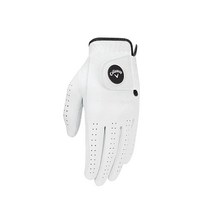 Callaway 남성용 옵티 플랙스 골프 장갑 화이트 카데트 S 왼손용, Worn on Left Hand, Standard, Large