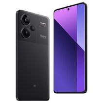 월드 프리미어 글로벌 버전 Xiaomi Redmi Note 13 Pro+ Plus 5G 샤오미 스마트폰 200MP OIS 카메라 1.5K 120Hz AMOLED 디스플레이 120W, 블랙, 12GB, 512GB