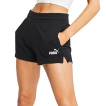 [푸마] 에센셜 스웨트 반바지 블랙 851821-01