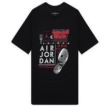 나이키 남성 조던 브랜드 GFX 숏슬리브 크루 2 DM1424-010 M J BRAND SS CREW
