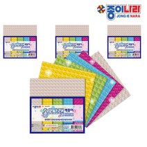 종이나라 1500 홀로그램 색종이, 5색, 4개