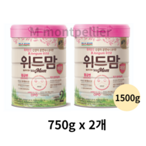 파스퇴르 위드맘 제왕 분유 3단계, 1500g, 2개