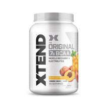 Xtend BCAA 피치 아이스티맛 90 서빙 아르기닌 글루타민 함유, 1개, 기본
