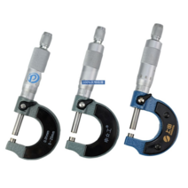 디지털 마이크로미터 헤드 소형 측정 도구, 블루 사각 50-75mm