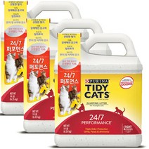 도그씨 타이디캣 퍼포먼스 6.35kg×3개 고급 고양이모래 응고형, 상세 설명 참조, 선택완료, 단품없음